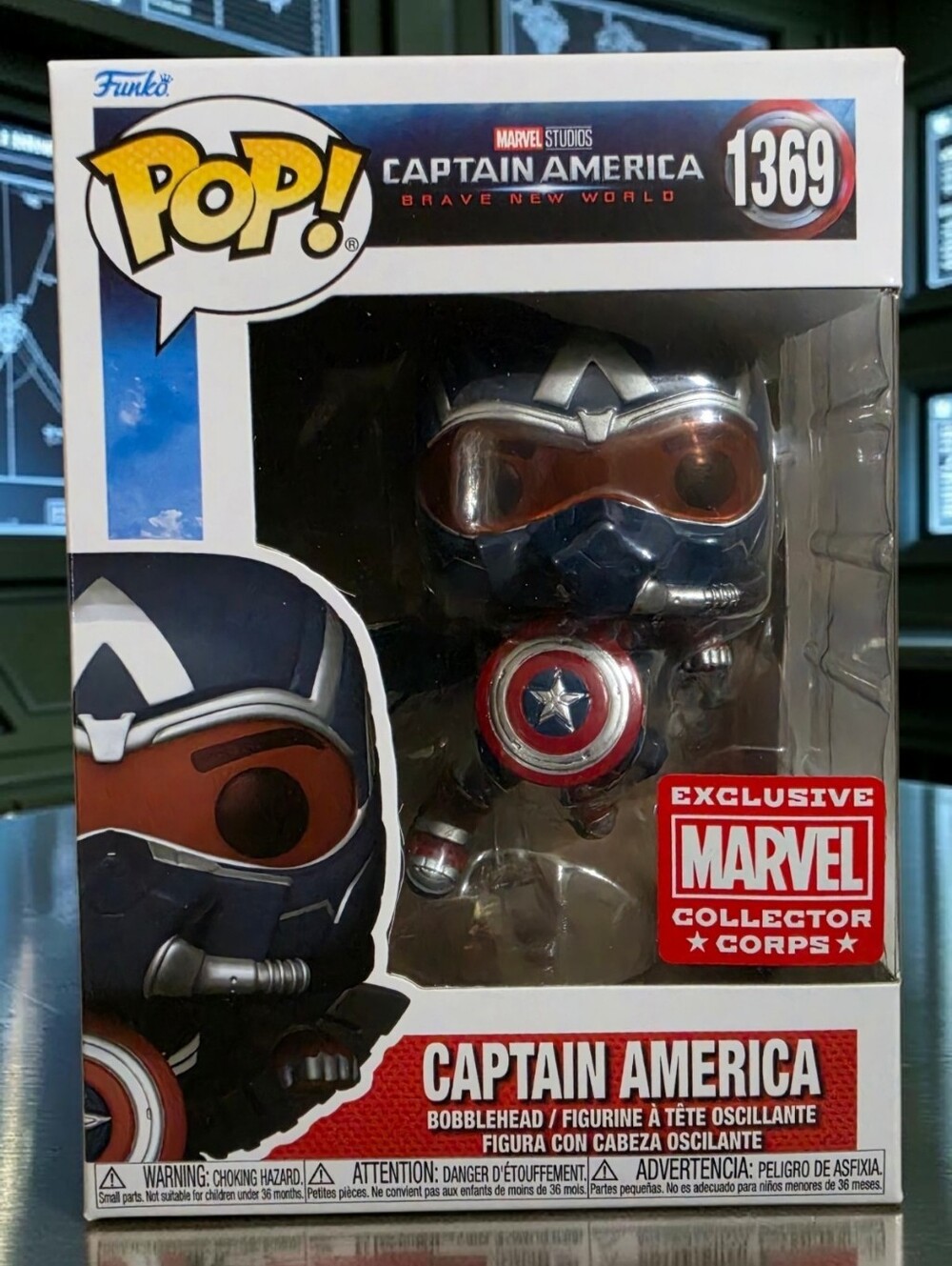 Funko! Captain America #1369 Marvel Collector Corps Exclusive | Brave New World